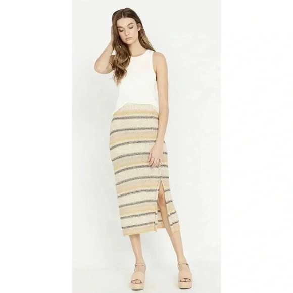 Size L Buffalo David Bitton Midland Three Quarterlength Skirt - Natural - Picture 1 of 7